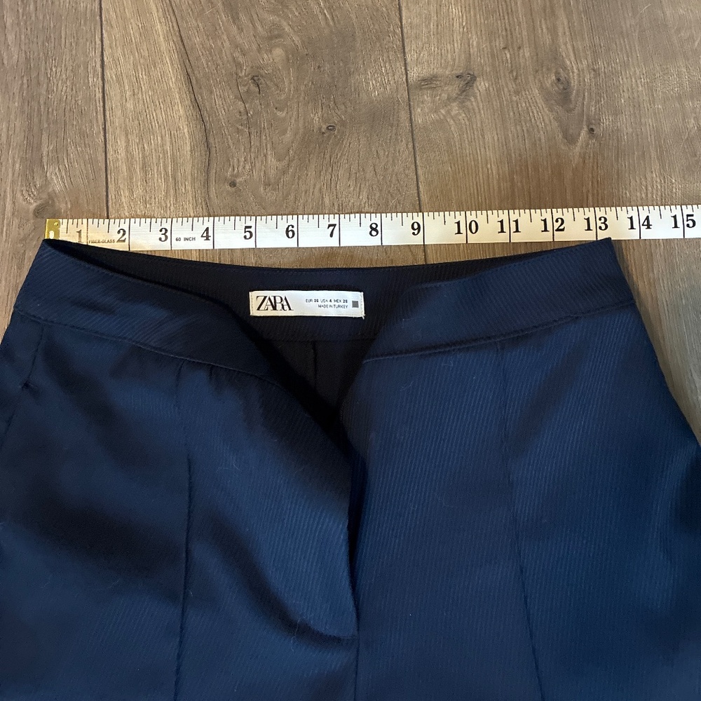 Zara navy blue cargo pants